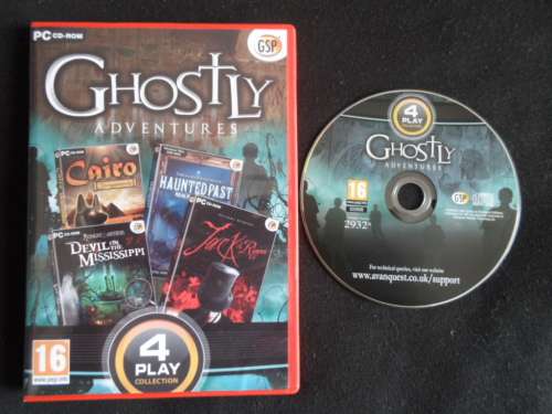 PC CD Hidden object game: Ghostly adventures 4 pack