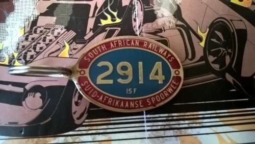 South African Railways key ring