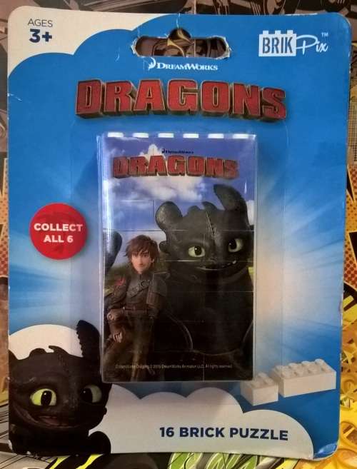 BricPix 16 Brick puzzle: Dragons
