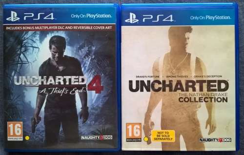 PS4: Uncharted 4: A Thief's End + The Nathan Drake collection