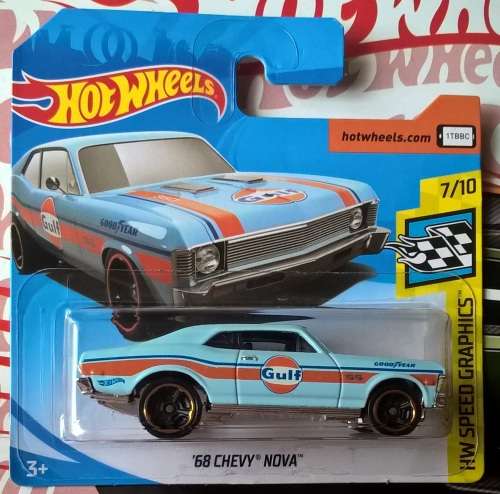 Hot Wheels 2019: Gulf '68 Chevy Nova