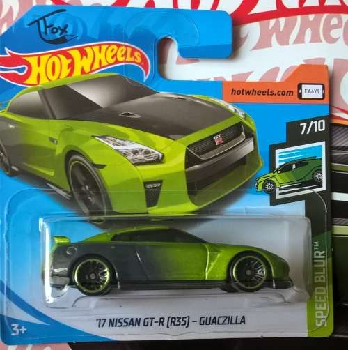 Hot Wheels 2019: FOX '17 Nissan Skyline R35 Guaczilla