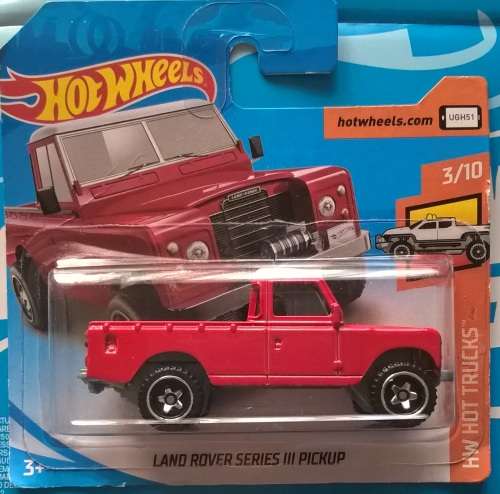 Hot Wheels 2019: Land Rover series III pickup