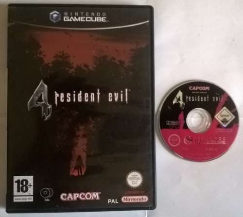 Nintendo GameCube: Resident Evil 4 Cover and disc 2