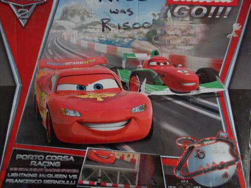 Carrera Go Disney Cars 2 slot car set 1:43 scale