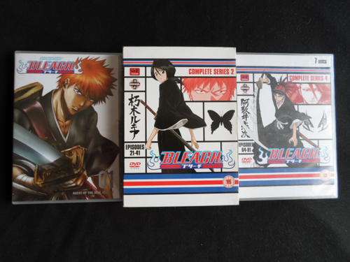 Bleach volume 1, Season 2 and 4 + 1 free DVD