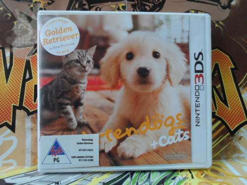 Nintendo 3DS: Nintendogs + cats. Golden Retriever & new friends