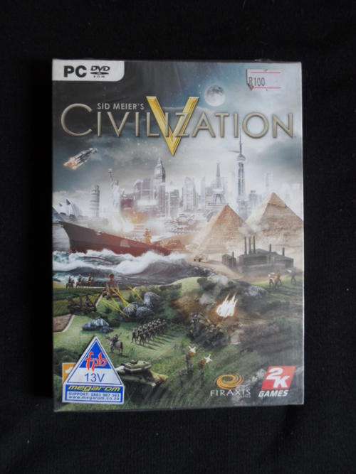 PC DVD: Civilization 5 New and Sealed