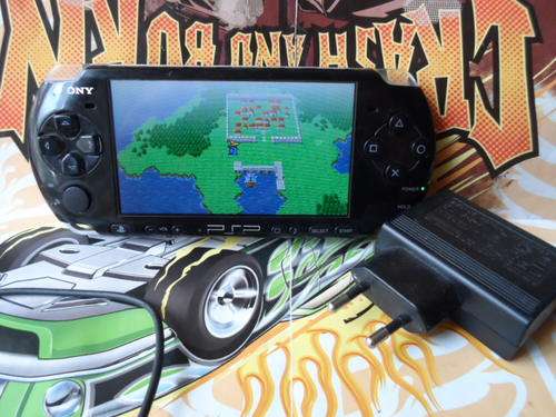 PSP 3004 with pouch, 4GB card and 5 JRPG games