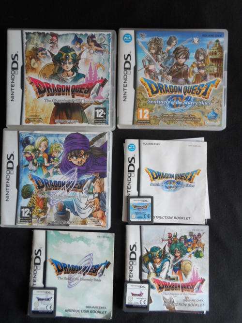Nintendo DS: 3 Dragon Quest games