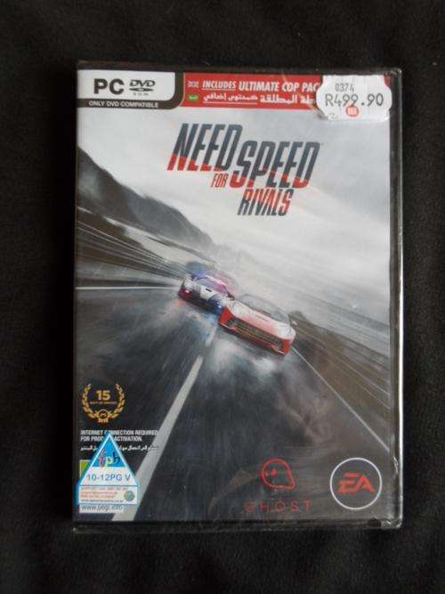 PC DVD: Need for speed rivals new and sealed