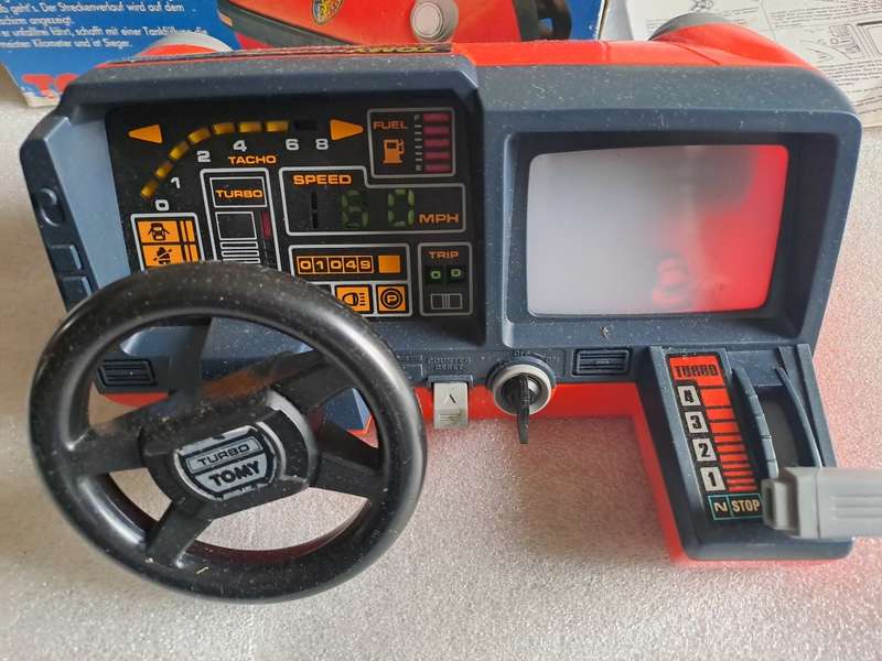Tomy Racing Turbo electronic toy.