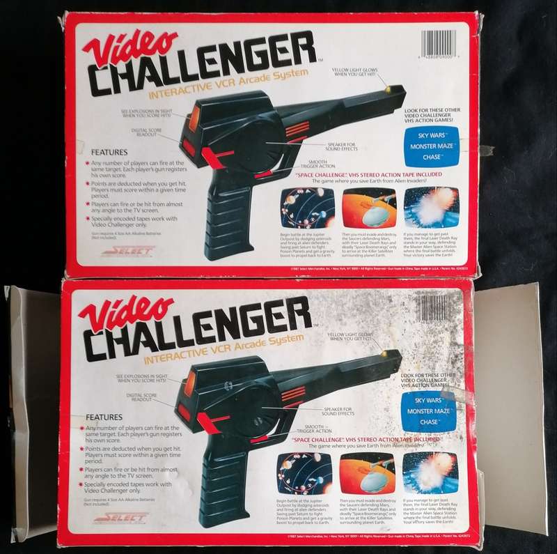 Video Challenger interactive VCR arcade game