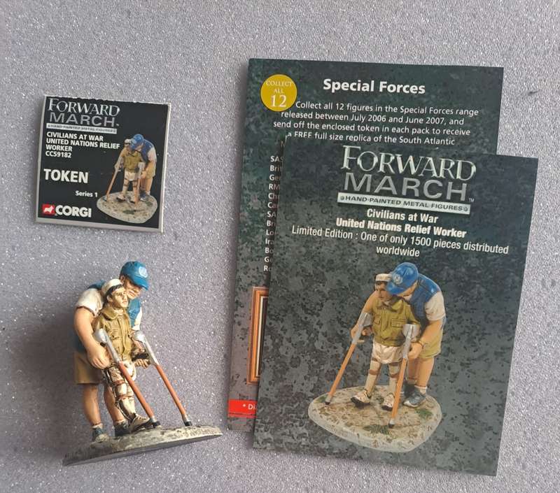 Corgi Forward March 2 1:32 scale hand painted figures.