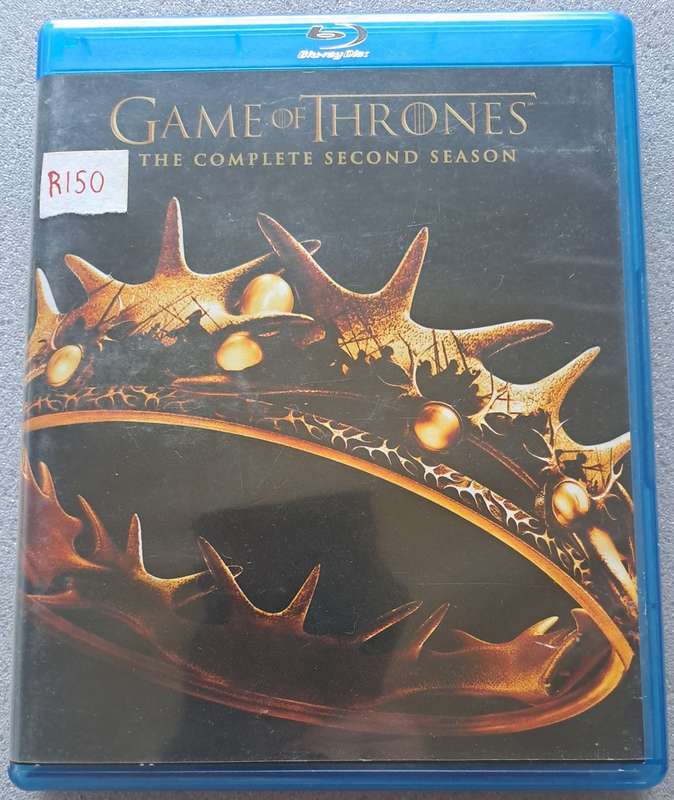 Blue-Ray: Game of Thrones season 2.