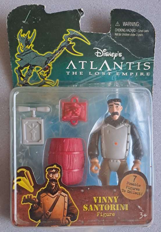 Disney Atlantis Vinny Santorim figure