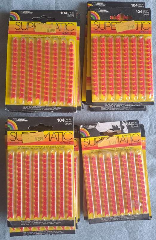 Vintage Edison Giocattoli 104 Supermatic Firecracker Caps