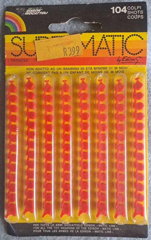 Vintage Edison Giocattoli 104 Supermatic Firecracker Caps