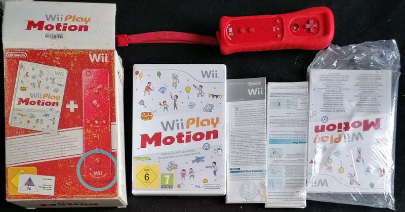 Nintendo Wii remote with Motion play game