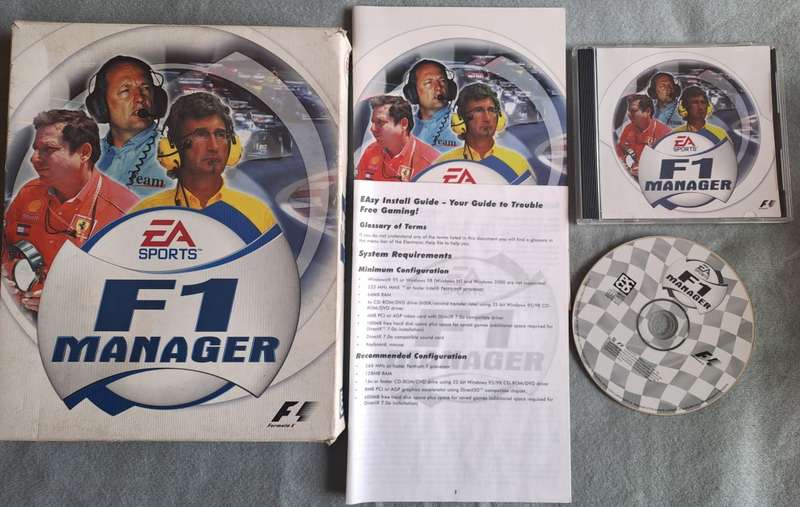 PC CD classic big box: F1 Manager