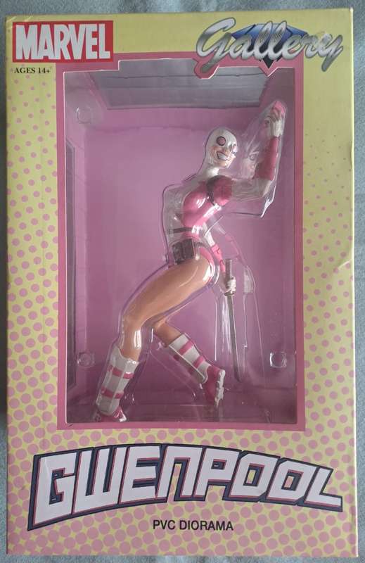 Marvel Gallery Qwenpool PVC statue.