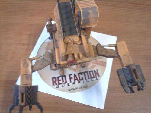Red Faction PC DVD Game + walker figure.