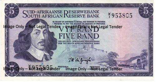 SCARCE REPLACEMENT TW DE JONGH R5 X1 EF