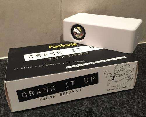 Factorie Crank it up touch speaker