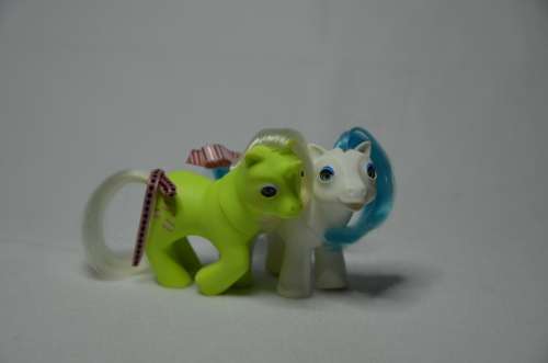Vintage G1 My Little Pony BBE Baby Frosting & Baby Sleepy Pie