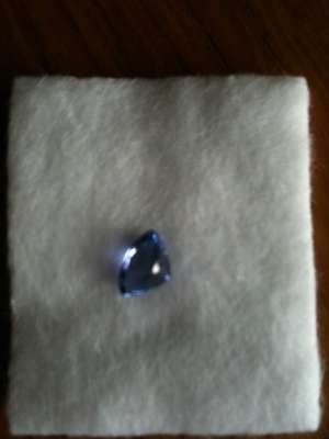 1.06 NATURAL TANZANITE - AAAAA VIVID VIOLET BLUE - D BLOCK