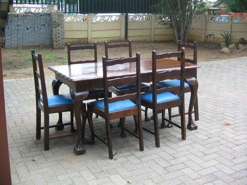 Imbuia ball & claw Dining room set: 6 chairs, table & buffet