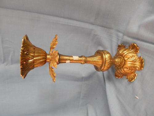 Very original brass candle holder.