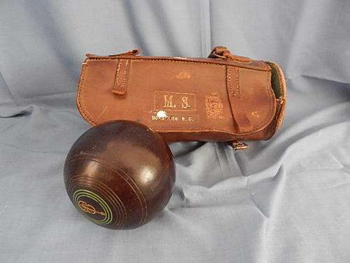 Very old bowling balls in original case. Clearance sale!