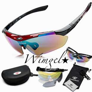 MEN WOMEN CYCLING SUNGLASSES UV400 -  5 LENSES!!