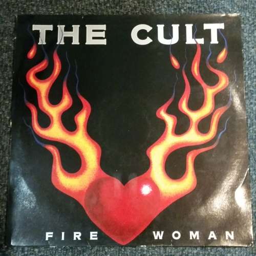 The Cult-Fire Woman 12" Maxi UK press Beggars