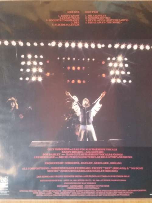 Ozzy Osbourne-Blizzard of Ozz  EU press