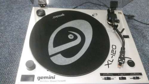 Gemini XL120 Belt Drive Turntable with dustcover.