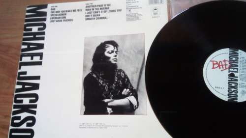 Michael Jackson-Bad,SA press. Sleeve crease back vg+,vinyl vg+