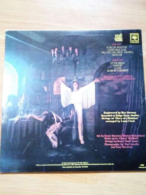 Ozzy Osbourne-Diary of a Madman,SA,Sleeve vg,vinyl vg