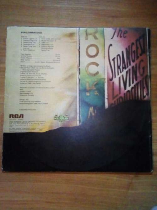 David Bowie-Diamond Dogs,SA press,sleeve amd vinyl vg