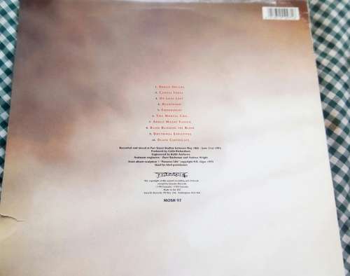 Carcass-Heartwork,UK press. Vinyl EX, Sleeve tear(see pics)