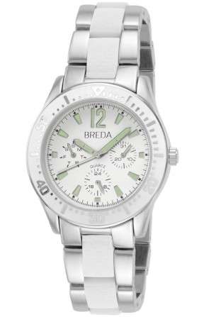 *** BREDA Timepieces Natasha Silver White ***