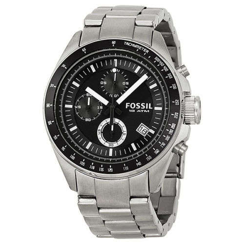 SILVER MENS FOSSIL WATCH