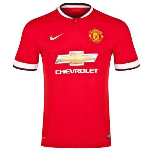 MANCHESTER UTD FC 2014/2015 HOME SHIRT SOCCER / FOOTBALL JERSEY - SIZE L
