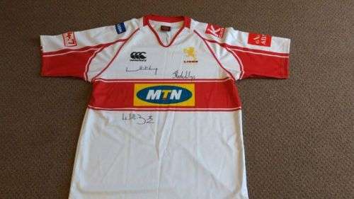 Signed Golden Lions Currie Cup jersey