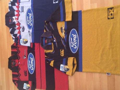 Old Hurricanes Crusaders Blues jerseys