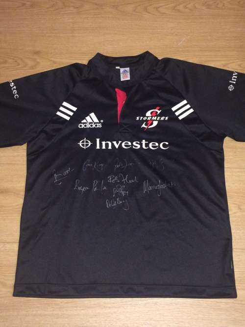 Signed Stormers Jersey