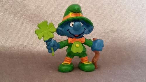 Vintage Collectible Smurf (rare): 2.0176 Good Luck Smurf