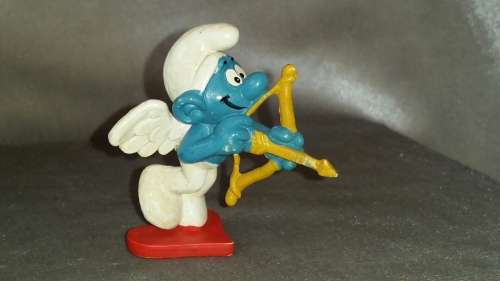 Vintage Collectible Smurf (very rare): 2.0111 Cupid Smurf