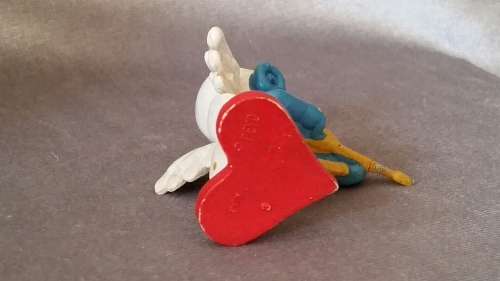 Vintage Collectible Smurf (very rare): 2.0111 Cupid Smurf